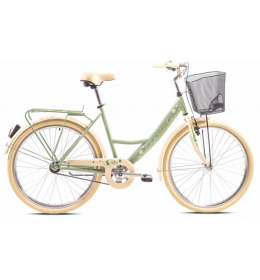 Bicikl City Bike Paris lady krem zeleno