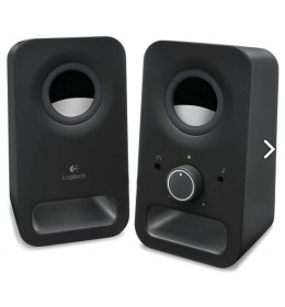 Logitech Z150 Multimedia Speakers, 2.0 System, Black