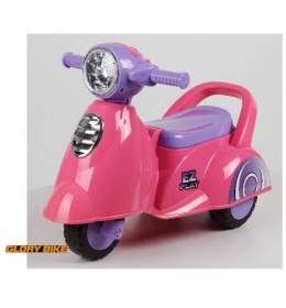 Glory Bike guralica dečija vespa roze