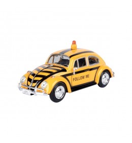 Metalni auto 1:24 volkswagen beetle airport follow me service