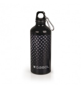 Aluminijumska boca za vodu sa zakačkom 7x21 cm 600ml Oxygen Gabol crna