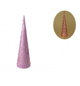 Jelka biseri roze 60cm Pearl cone