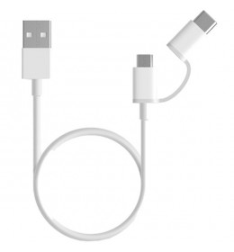 Kabl Xiaomi Mi 2-in-1 USB Cable Micro USB to Type C 30 cm