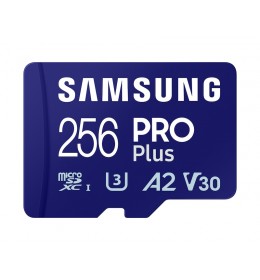 SAMSUNG Memorijska kartica PRO PLUS MicroSDXC 256GB U3 + Adapter MB-MD256SA