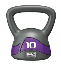 Kettlebell BW-117 10kg grey-purple