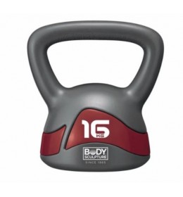 Kettlebell BW-117 16kg grey-burgundy