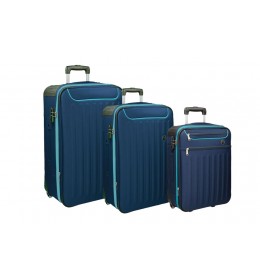 Set od tri kofera Brooklyn navy blue