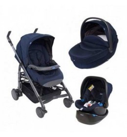 Dečija kolica Trio sistem Chicco auto sedište + kolica za bebe + nosiljka Love Blue