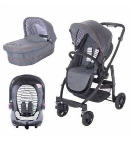 Dečija kolica trio sistem Graco Evo bretton stripe