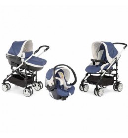 Kolica trio sistem (auto sedište + nosiljka + kolica) Chicco MyCity blue