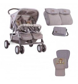 Kolica za Blizance Twin Beige Buho