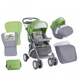 Kolica za bebe Apollo Set Green & Grey Car