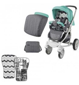 Dečija kolica za bebe S-700 Grey&Green