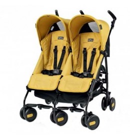 Kolica za bebe Pliko Mini Classico Twin Mod Yellow