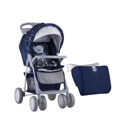 Kolica za bebe foxy-Dark Blue Teddy