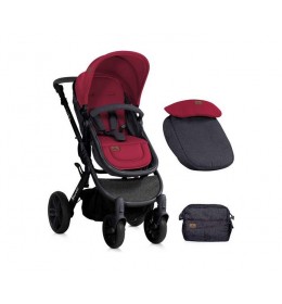 Kolica za bebe luna Black&Red