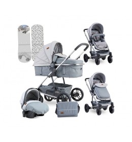 Kolica za bebe S-500 Set Grey Venice