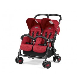 Kolica za blizance Peg Perego Aria Shopper Twin Class Geo Red