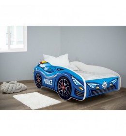 Krevet za dete Racing Car police 140x70 cm