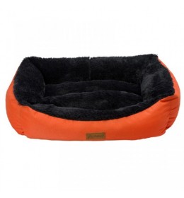 Krevet za psa Jellybean narandžasto crni M