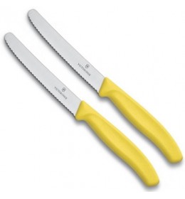 Victorinox kuhinjski nož 11 cm 2 kom Yellow