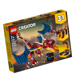 LEGO KOCKE - Kocke 3u1 Plameni zmaj