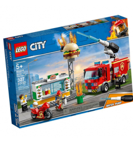 LEGO kocke city burger bar fire rescue