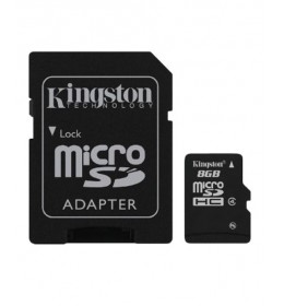 Memorijska kartica sa adapterom 8GB mSd-8GB/CL4+Ad/King