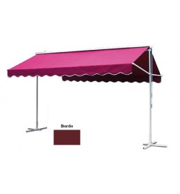 Mobilna aluminijumska tenda 400x300 bordo