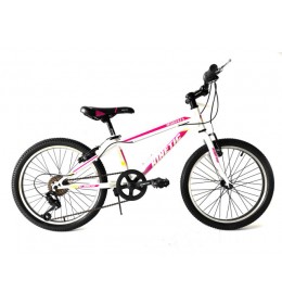 Bicikl za decu sa 6 brzina Roze beli Modesta Kinetic 20in 20015