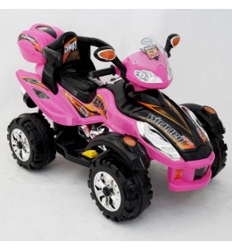 Motor na akumulator Bagi Quad pink