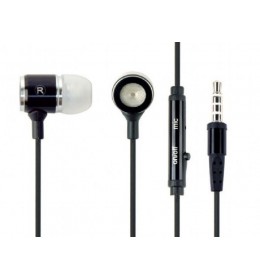 MP3 slušalice sa mikrofonom black (1x3,5mm) Gembird MHS-EP-001 