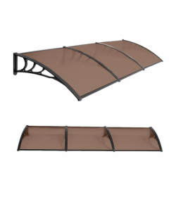 Nadstrešnica 300x100cm Crna Bronza 5mm Leksan