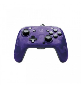 Nintendo Switch Faceoff Deluxe Controller Audio Camo Purple