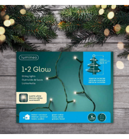 Novogodišnja LED rasveta za jelku 210cm-223L Toplo bela Lumineo 1-2 Glow