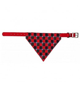Ogrlica za psa sa maramom crvena 25-31 cm