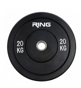 Olimpijski tegovi bumper-crni 1x20kg RX PL37-20