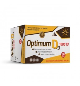 Optimum D3 1000IU 60 kapsula