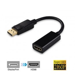 FAST ASIA Adapter konvertor Display Port na HDMI 4 K