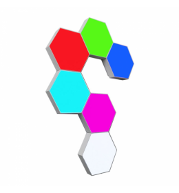 Panelne LED lampe Quantum BL-05 (6 kom sa mobile APP) bele