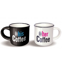 Set minimug šoljica par  his and her 