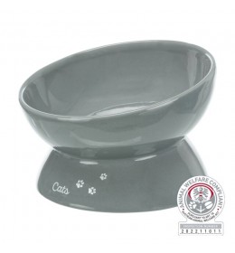 Činija XXL sa postoljem od keramike 035l/17cm siva