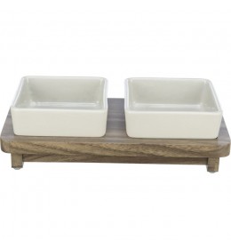 Činija city style 2x0 4l/12cm/30x4x12cm sivo/braon