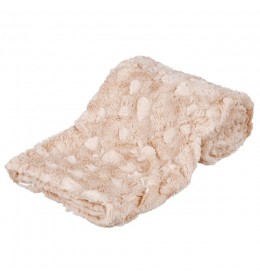    Ćebe cosy pliš 150x100cm krem