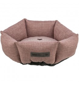 Krevet viviana okrugli 50cm roze za pse