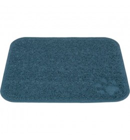 Podmetač/otirač za mace toalet pvc 37x45cm plava