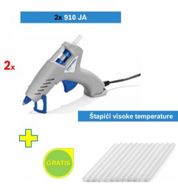 Pištolj za lepak Dremel 910  2 kom + Štapiće visoke temperature