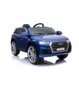 Dečiji automobil na akumulator Audi Q5 2019 sa kožnim sedištem i mekim gumama plavi