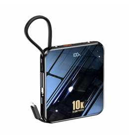 Power Bank Remax Sucha Series QC 22.5W+ PD 18W Multi-Compatible Cabled RPP-285 10000 mAh plava
