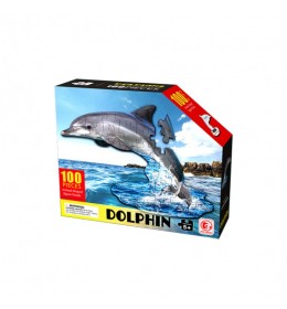 Puzzle U Obliku Životinje  Delfin 100 Delova